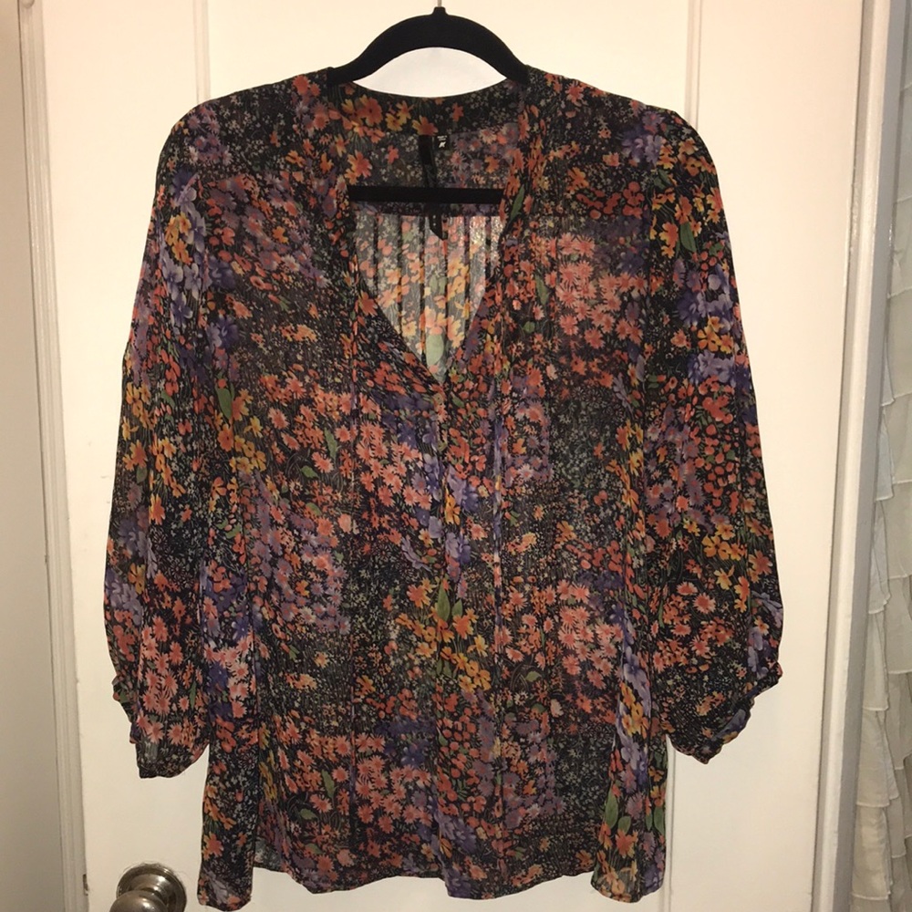 Bellatrix floral peasant top